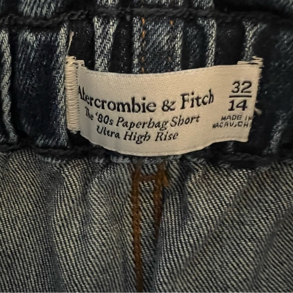 Abercrombie and fit h 80s paper bag jean short size 32 - Picture 9 of 9